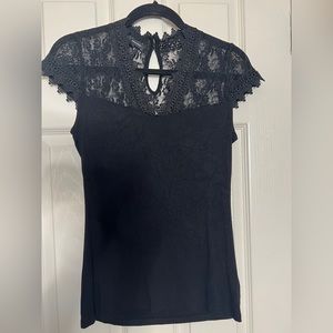 🖤 INC Black Lace Blouse
